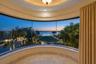 Unobstructed views and architectural intricate ceiling.