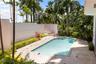 A serene pool perfect for low-impact workouts, peaceful mornings, and enjoying life together.