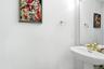 Half Bath on Lower Level