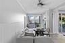 Bright, cheerful space with multiple lounging zones
