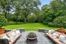 Walled terrace for easy entertaining off the kitchen