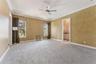 Upstairs Bedroom with a custom closet