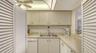 Double door entry to kitchen