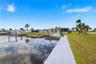 from the back corner of the dock to the house