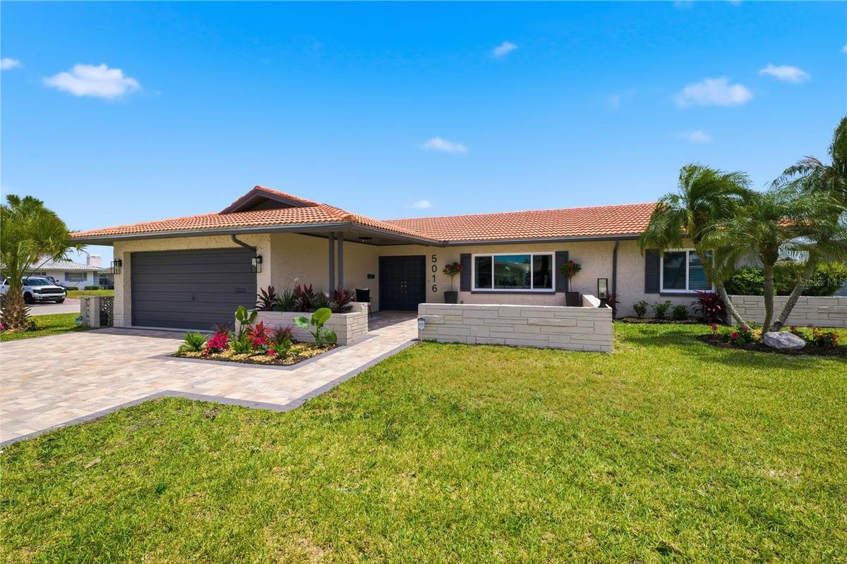 huge front yard