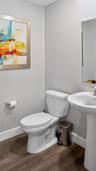 half bath down stairs