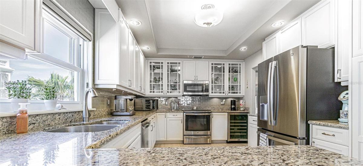 Breakfast Bar into Kitchen