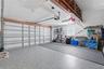 Finished garage