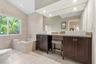 Master bath, double sinks