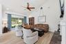 Family room with lots of natural light