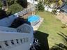 Vista aérea de la piscina y el patio / Aerial of pool & yard