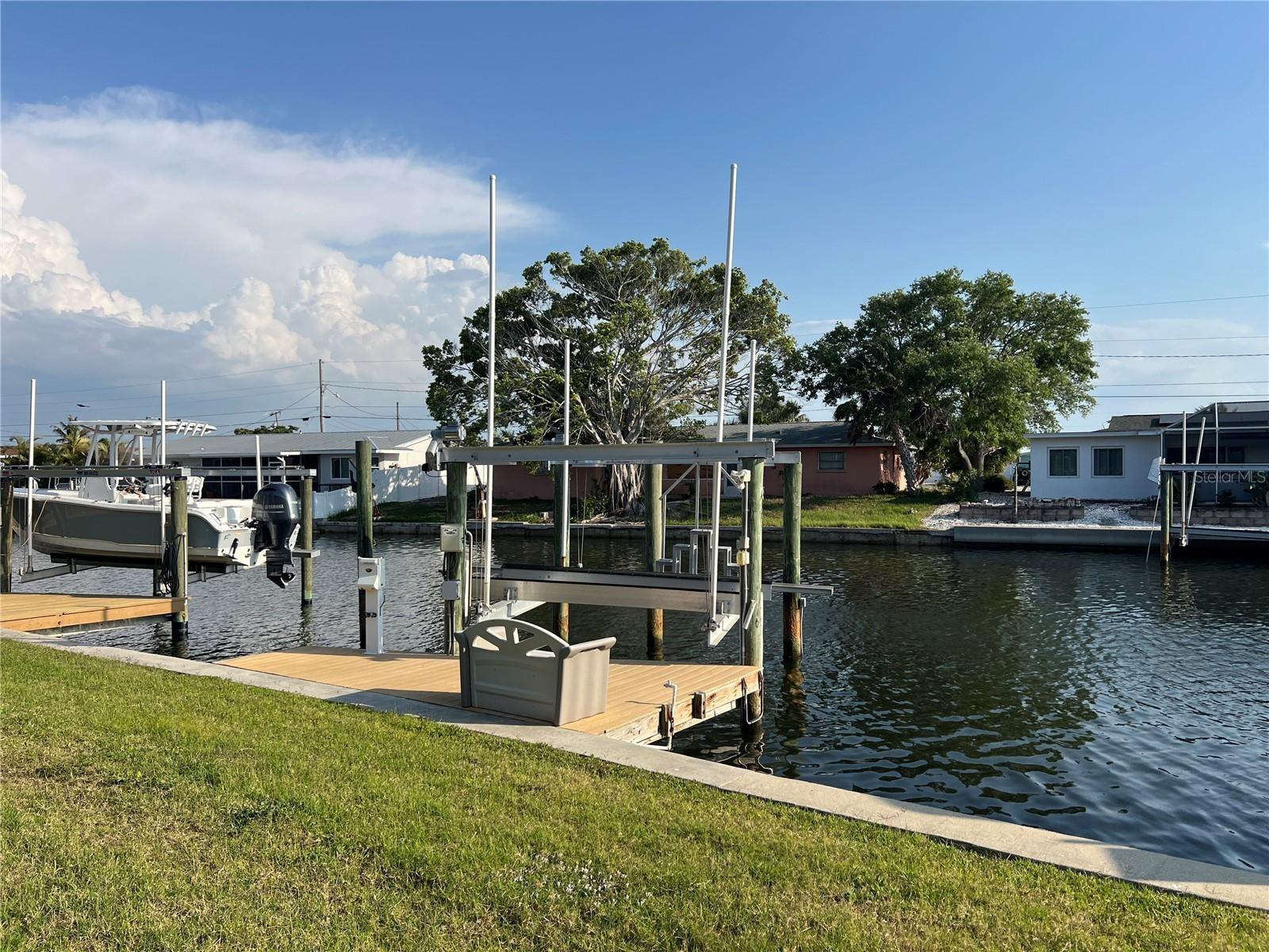 Lift and Dock in Your Back Yard