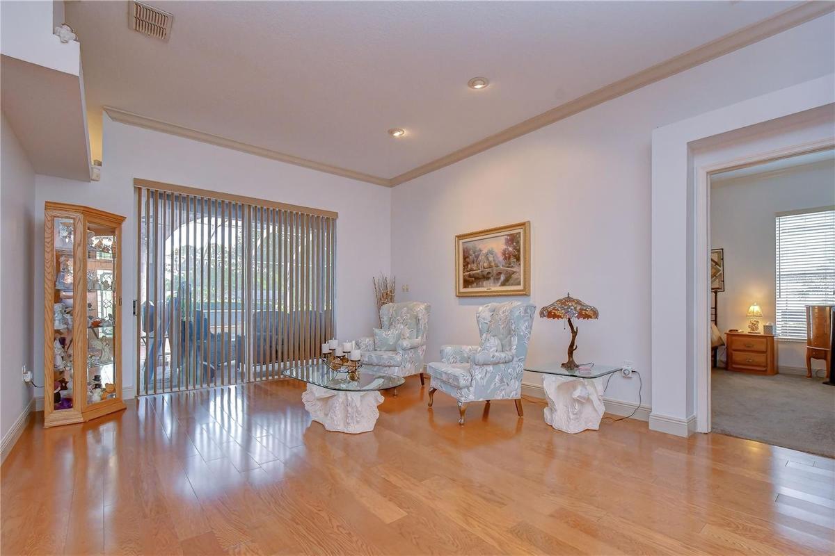 Formal living space warm, elegant & inviting