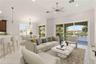 Virtually Staged - Great room & kitchen
