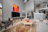 Family Room adjacent to the Living Room & Kitchen