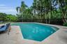 Luxury, spa-like pool creates a private retreat with tranquil vibes