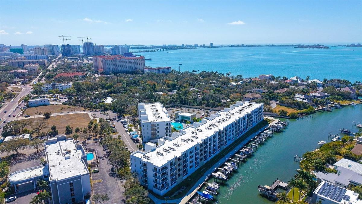 Whitaker Bayou with direct boating access to Sarasota Bay