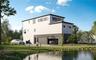 Expansive 4 car garage with direct access to elevator that services all levels.