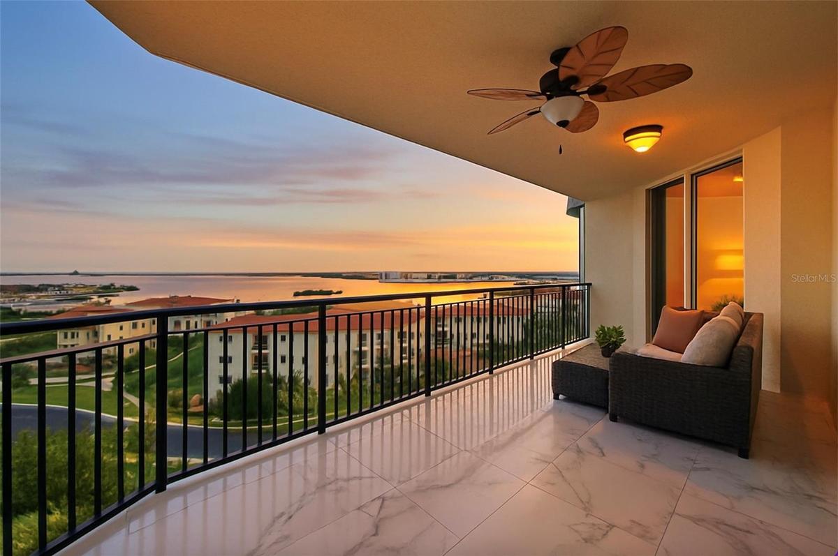 Waterfront elegance with endless sunset views