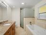 Primary Bathroom with garden tub and walk-in shower