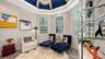 Can you say drama!  This is a great den/office space!