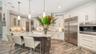 The perfect home for entertaining guests around the kitchen