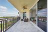 Expansive balcony perfect for sunset views
