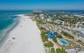 Aerial beach view