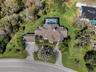 Aerial view of the house