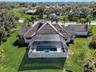 Aerial view of the house