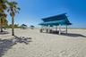Beach with private access