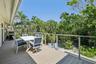 Balcony off kitchen/pool view