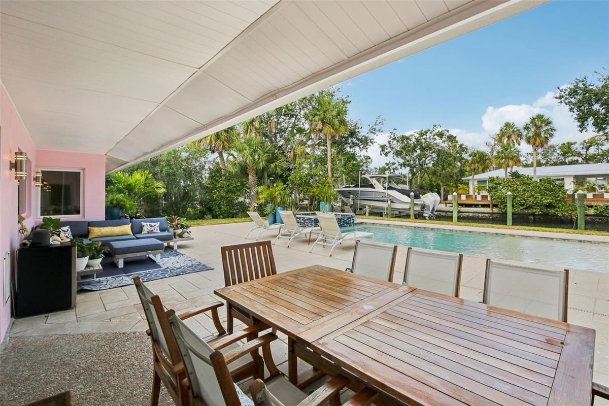 Covered lanai/pool area