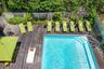 View of pool featuring a fenced backyard