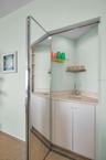 Wet bar in living room