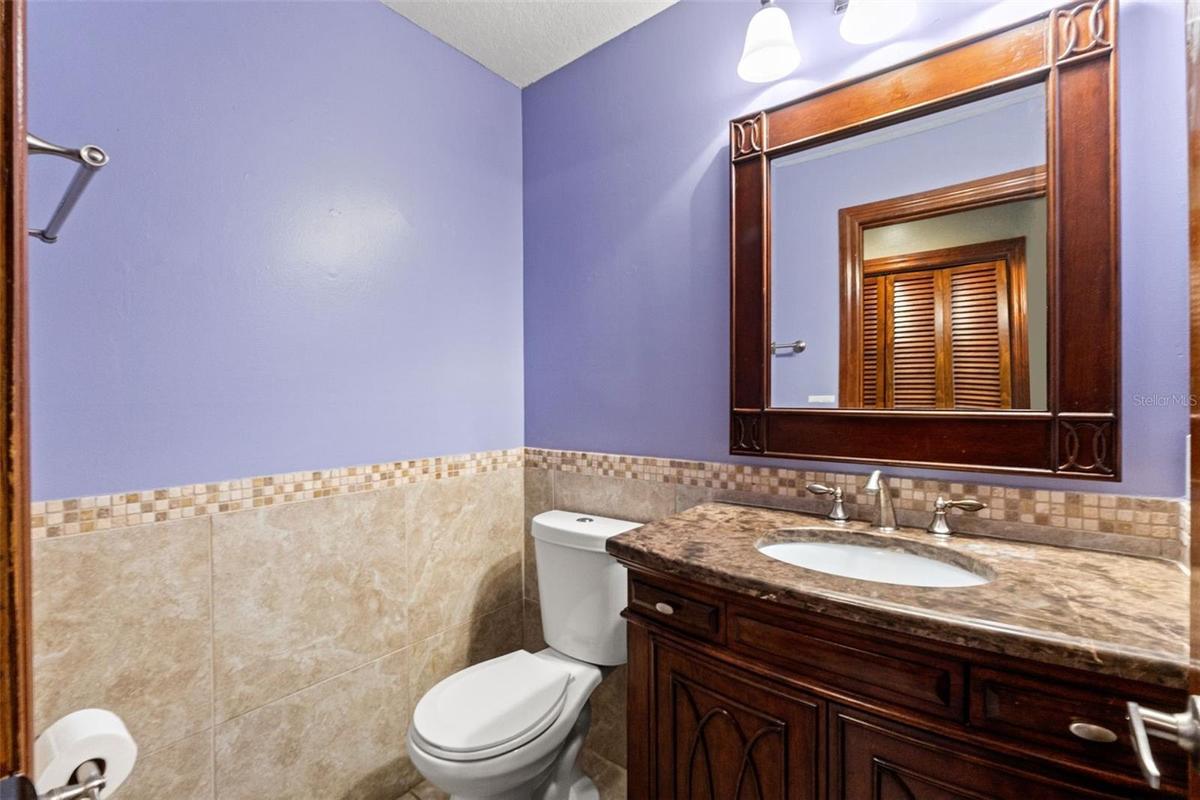 half bathroom - primary residence