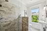 Guest bath looking in from the entrance.
