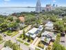 Easy walking distance to Bayshore Blvd. and Tampa Bay.  Note the enclosed parking area on the right side of the house.