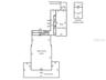 The County building sketch shows how the main home and guest wing are connected.