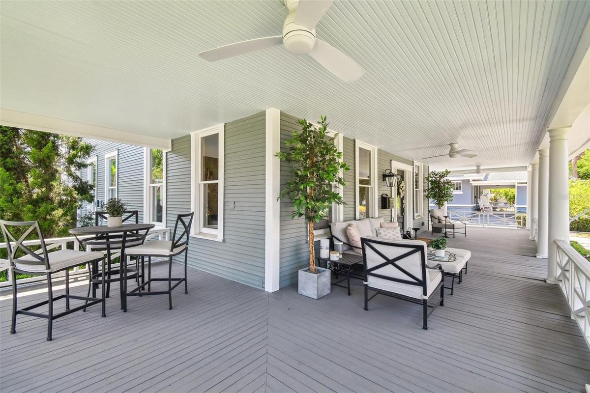 Wrap-around porch - view 2.
