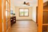Lovely French doors spacious closet and beautiful hardwood floors~