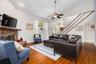 Great room with high ceilings