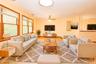 Virtually staged upstairs family room~