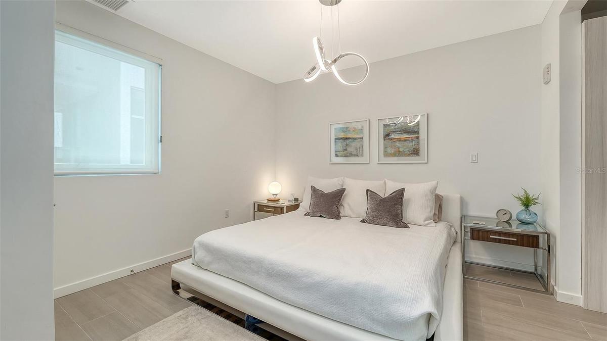 Cozy bedroom welcomes rest and relaxation!