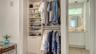 Amazing closet built ins provide ample storage for the new owners.