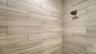 Large, spacious shower is ready for your usage.