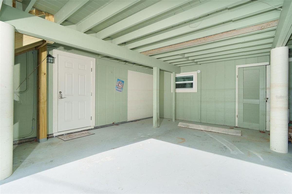 Parking and storage room