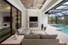 The outdoor TV is included.