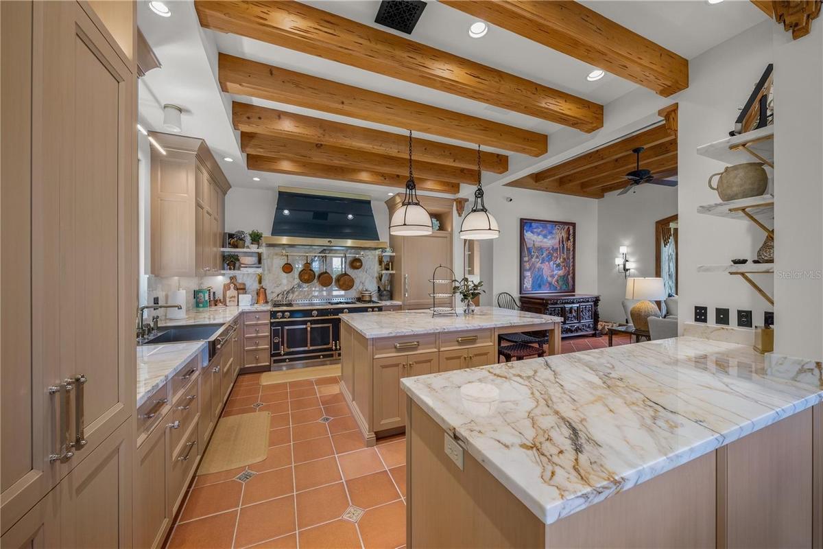 KITCHEN - CUSTOM CABINETRY BUILT BY AN AMISH CRAFTSMAN FROM INDIANA.
