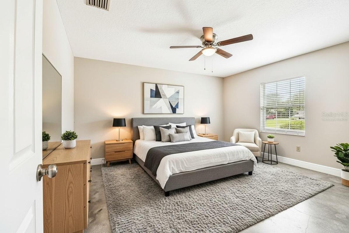 West Residence - Primary Bedroom Virtually Staged